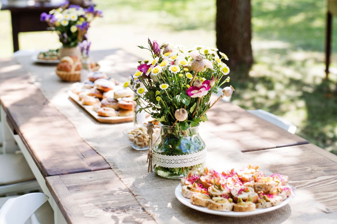 catering wegetariański w plenerze